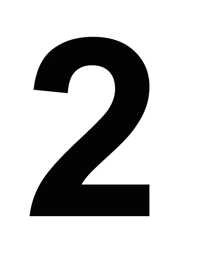 Number 2 Two Icon Transparent Number 2 Images Vector Freeiconspng