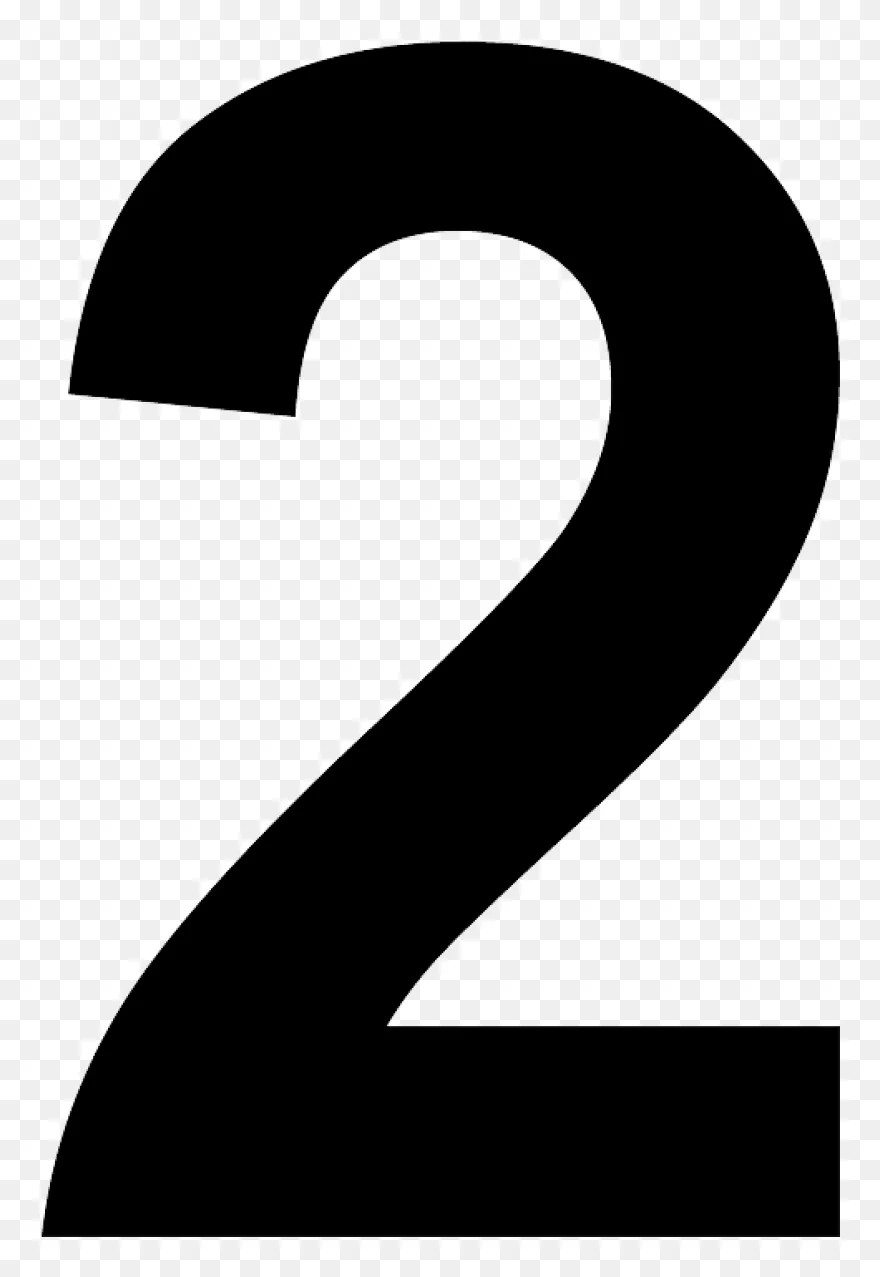 Number 2 Yellow Clip Art At Clker Com Vector Clip Art