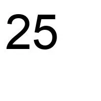 Number 25 Facts