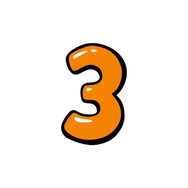 Number 3 Clipart Images Free Download On Freepik