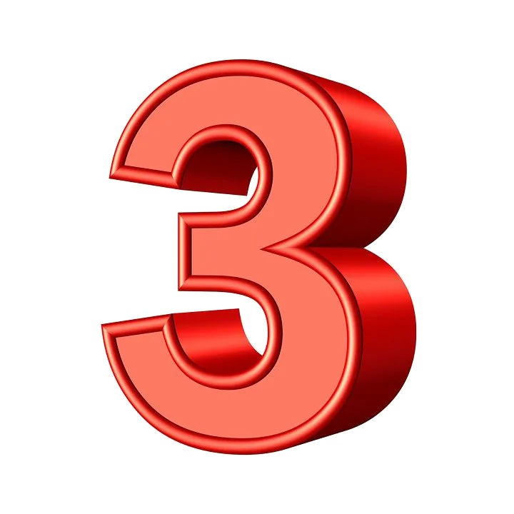 Number 3 Free Png Images