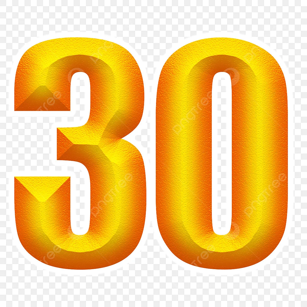 Number 30 Clipart Transparent Background Luxury 3D Number 30 Number Collection Symbol Png