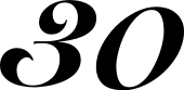 Number 30 Meaning