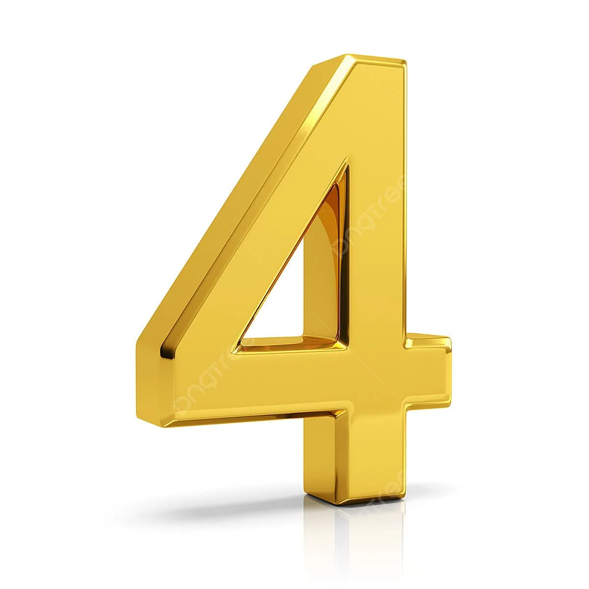 Number 4 Png