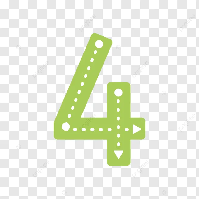 Number 4 Vector Number Number 4 Four Png And Vector With Transparent Background For Free Download