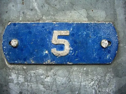 Number 5 Numbers Number 5 Lettering