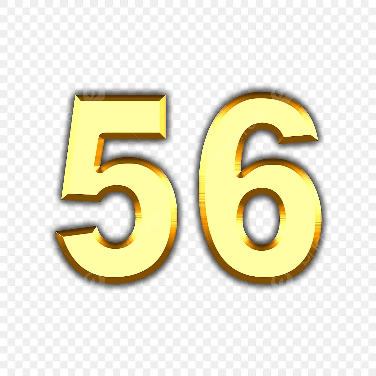 Number 56 Golden Font Fiftysix Font Golden Png Transparent Clipart Image And Psd File For