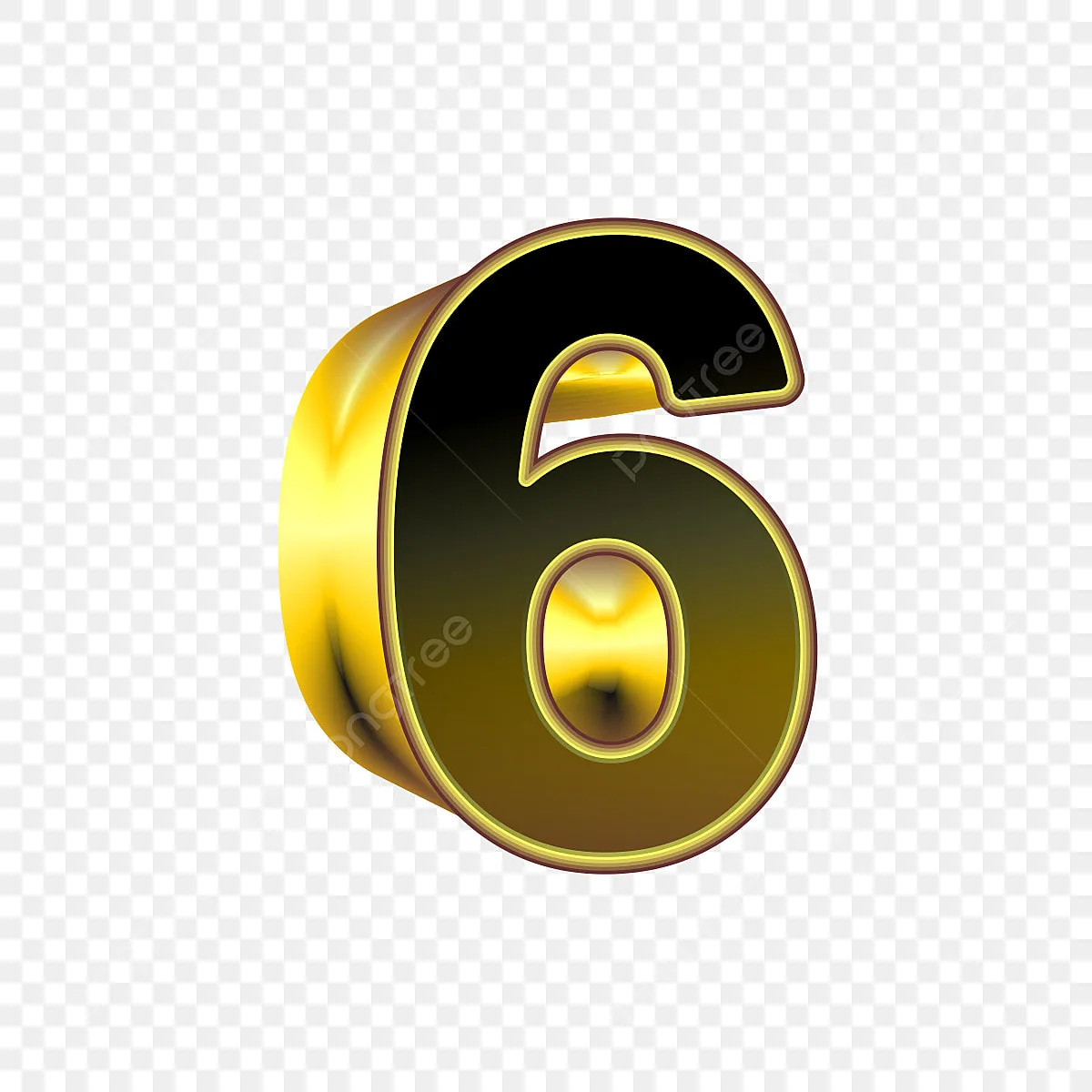 Number 6 3D Png Lucky Number 6 Metal Design 3D Number Number 6 3D Png Image For Free Download