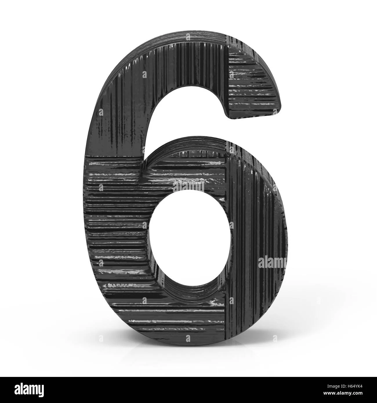 Number 6 Black