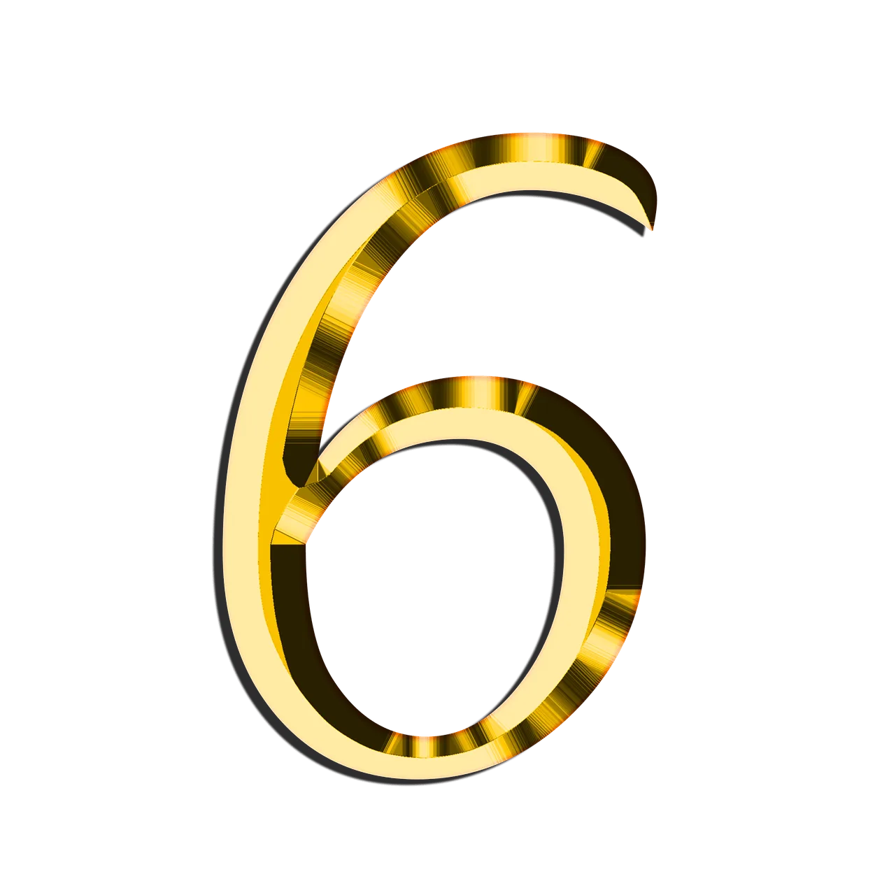 Number 6 Png