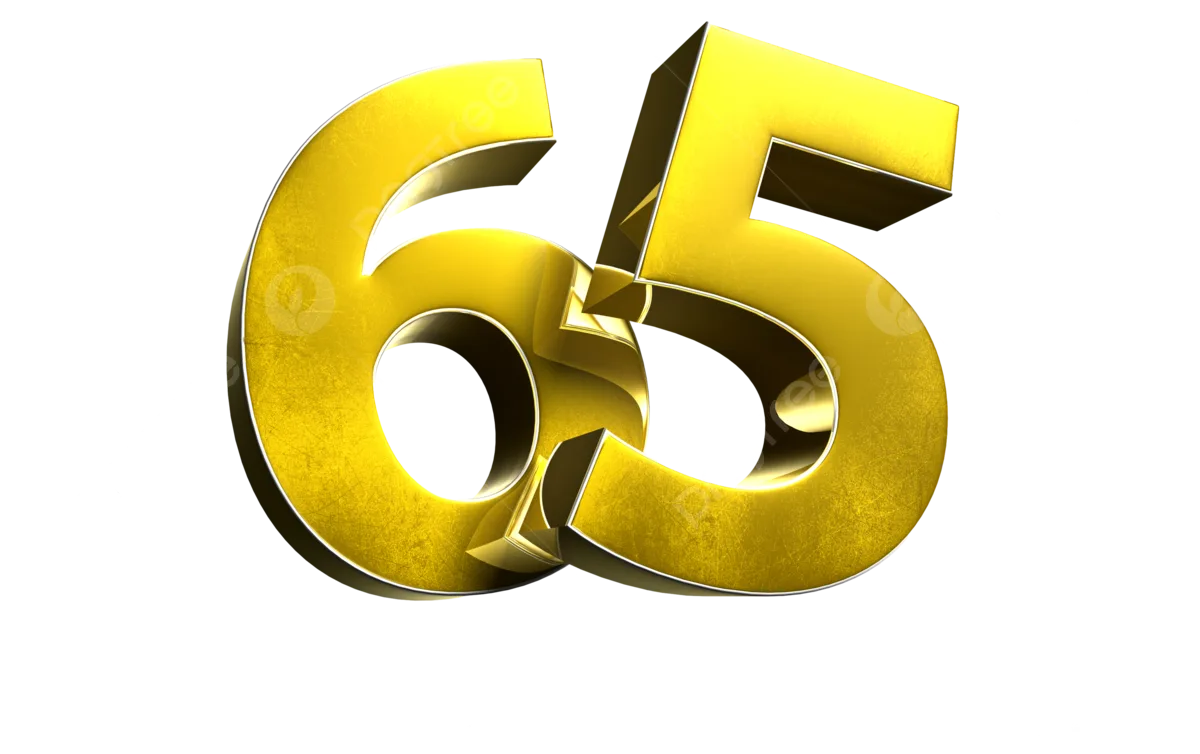 Number 65 Discount Golden Digits Symbol Png Transparent Image And Clipart For Free Download