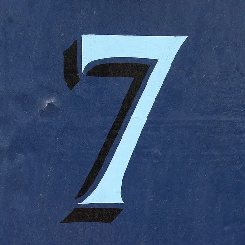 Number 7 Number 7 Number Wallpaper Numbers