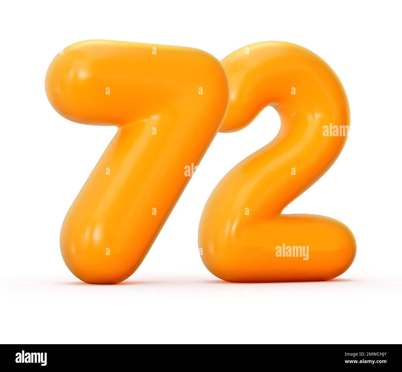 Number 72 Cut Out Stock Images Pictures Alamy