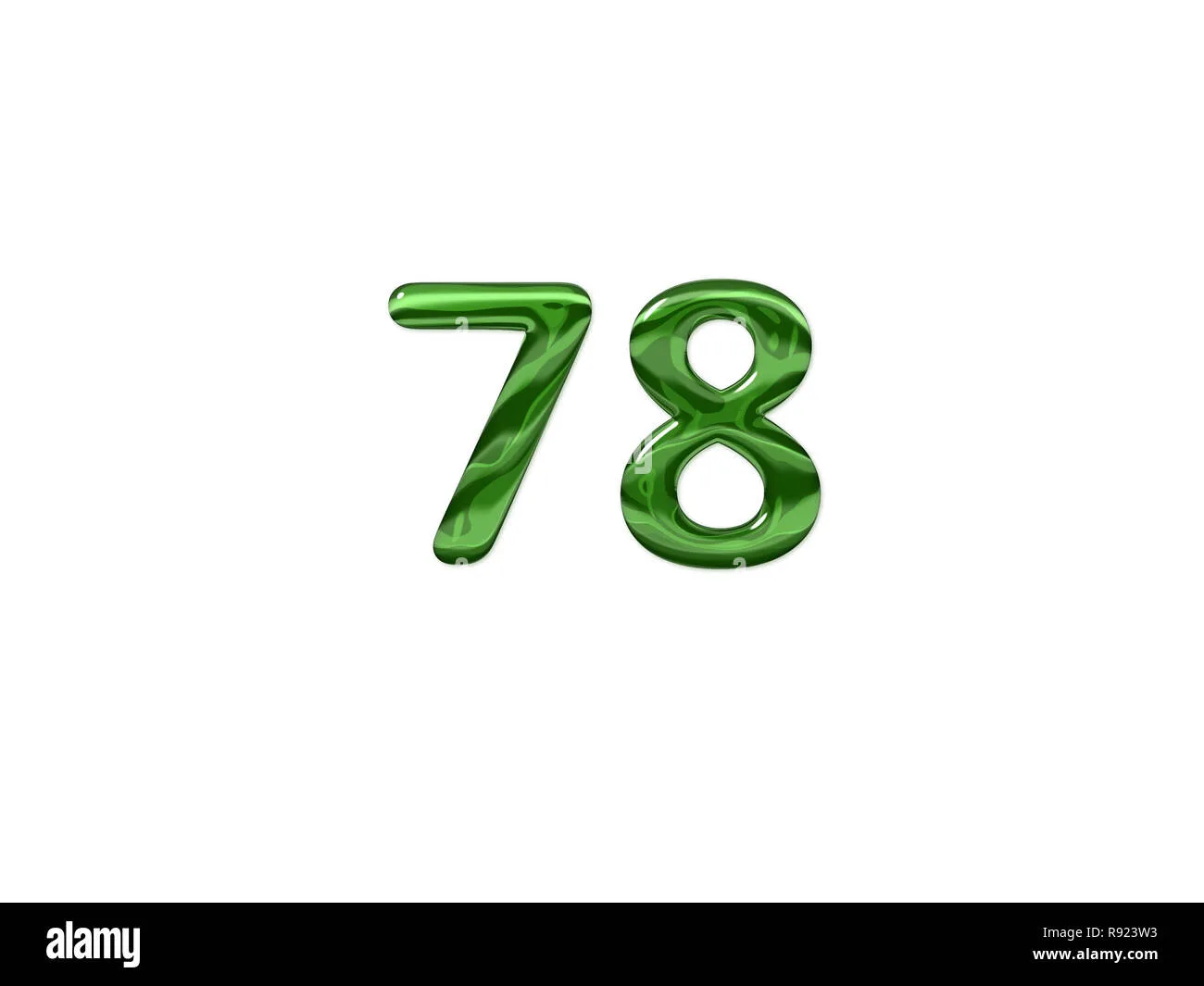 Number 78 Cut Out Stock Images Pictures Alamy