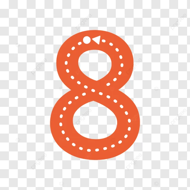 Number 8 Vector Number Number 8 Eight Png And Vector With Transparent Background For Free