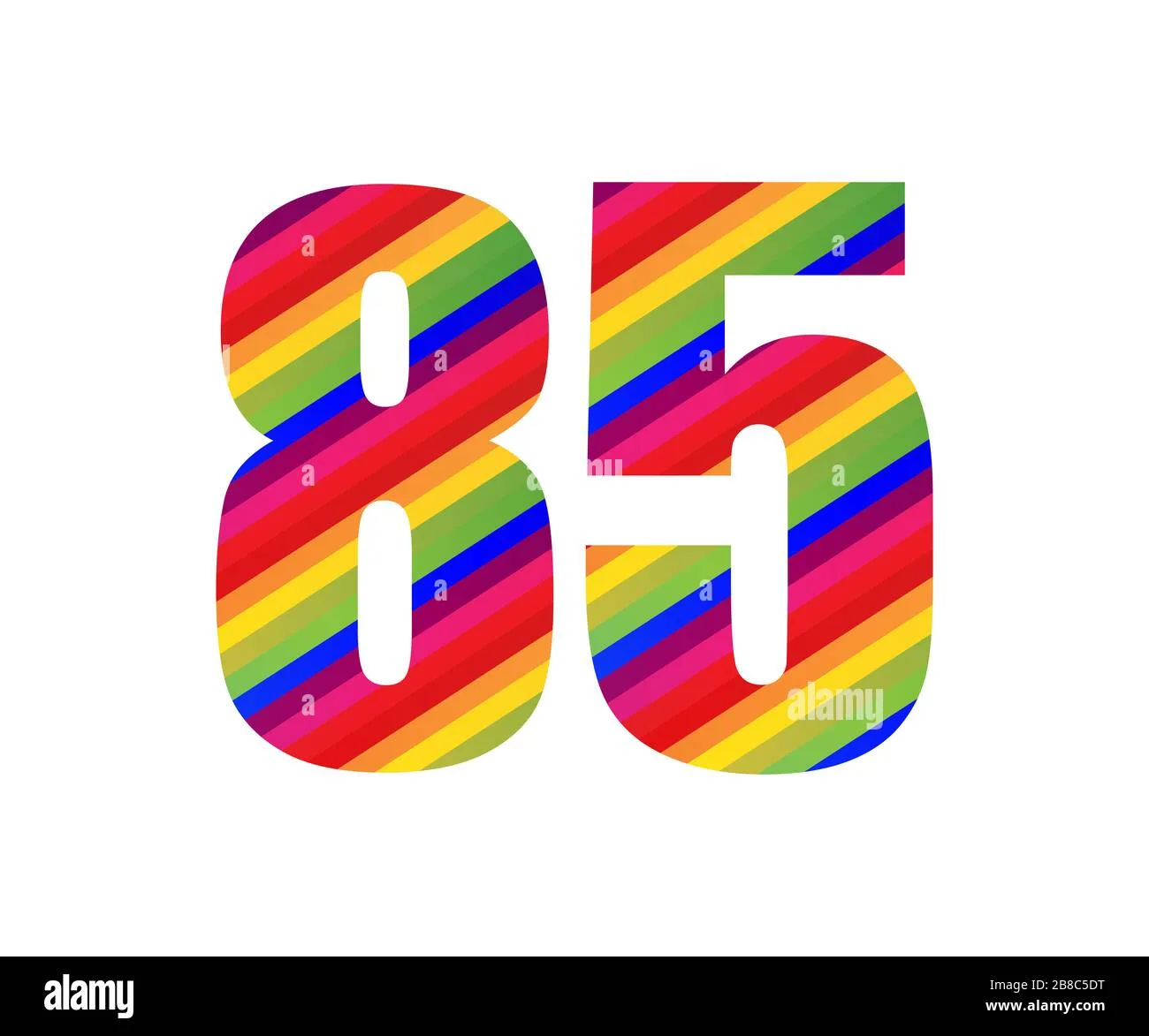 Number 85 Cut Out Stock Images Pictures Alamy