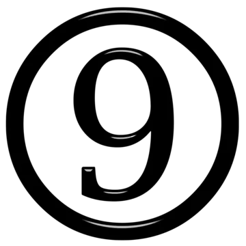 Number 9 3D Png Transparent Images Free Download Vector Files Pngtree