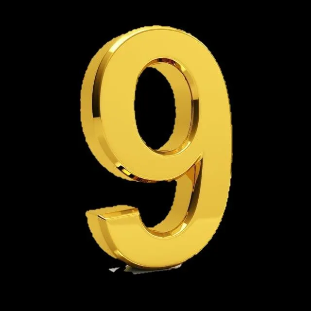 Number 9 Clipart Png Images Gold Number 9 9 Number Number 9 Png Image For Free Download Artofit