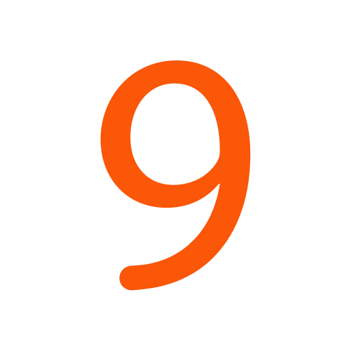 Number 9 Generic Flat Icon