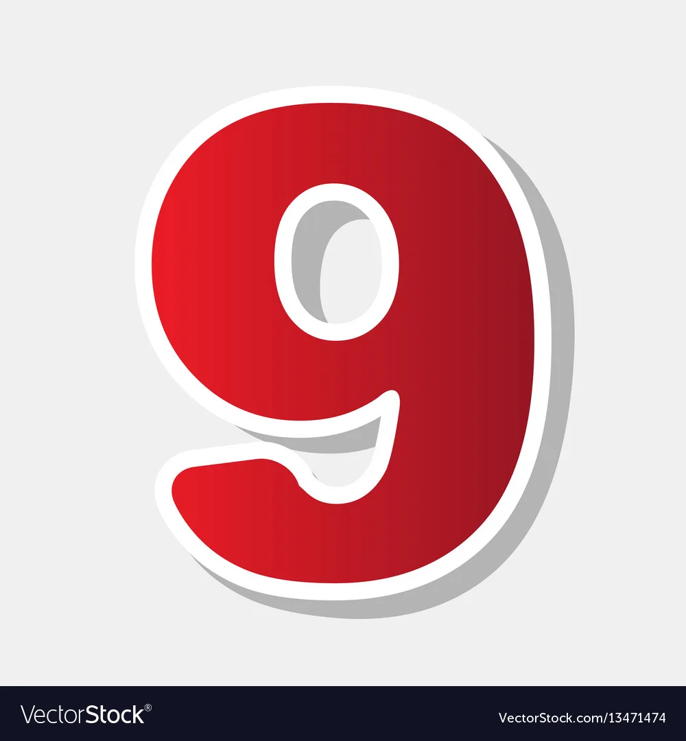 Number 9 Svg