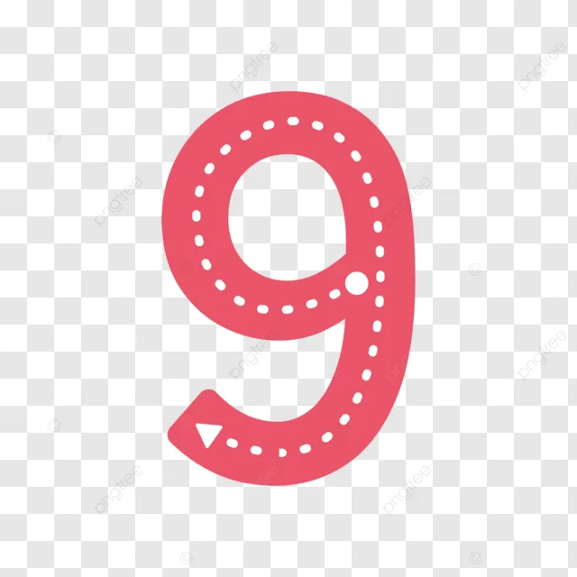 Number 9 Vector Number Number 9 Nine Png And Vector With Transparent Background For Free Download
