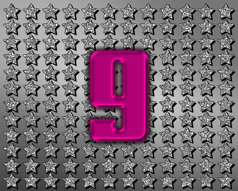 Number 9 Wallpaper