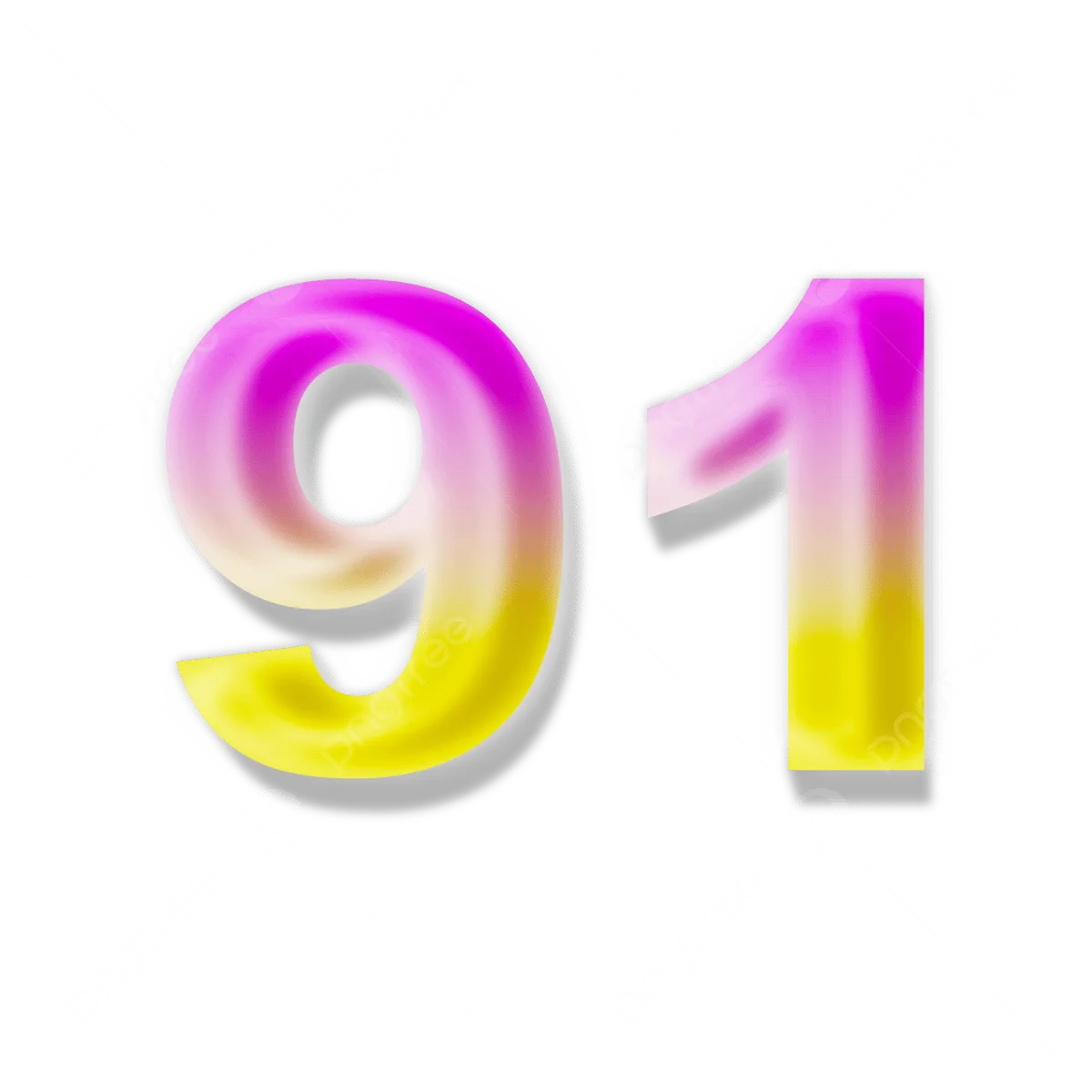 Number 91 Png