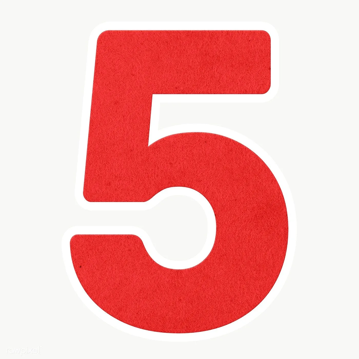 Number Five Png