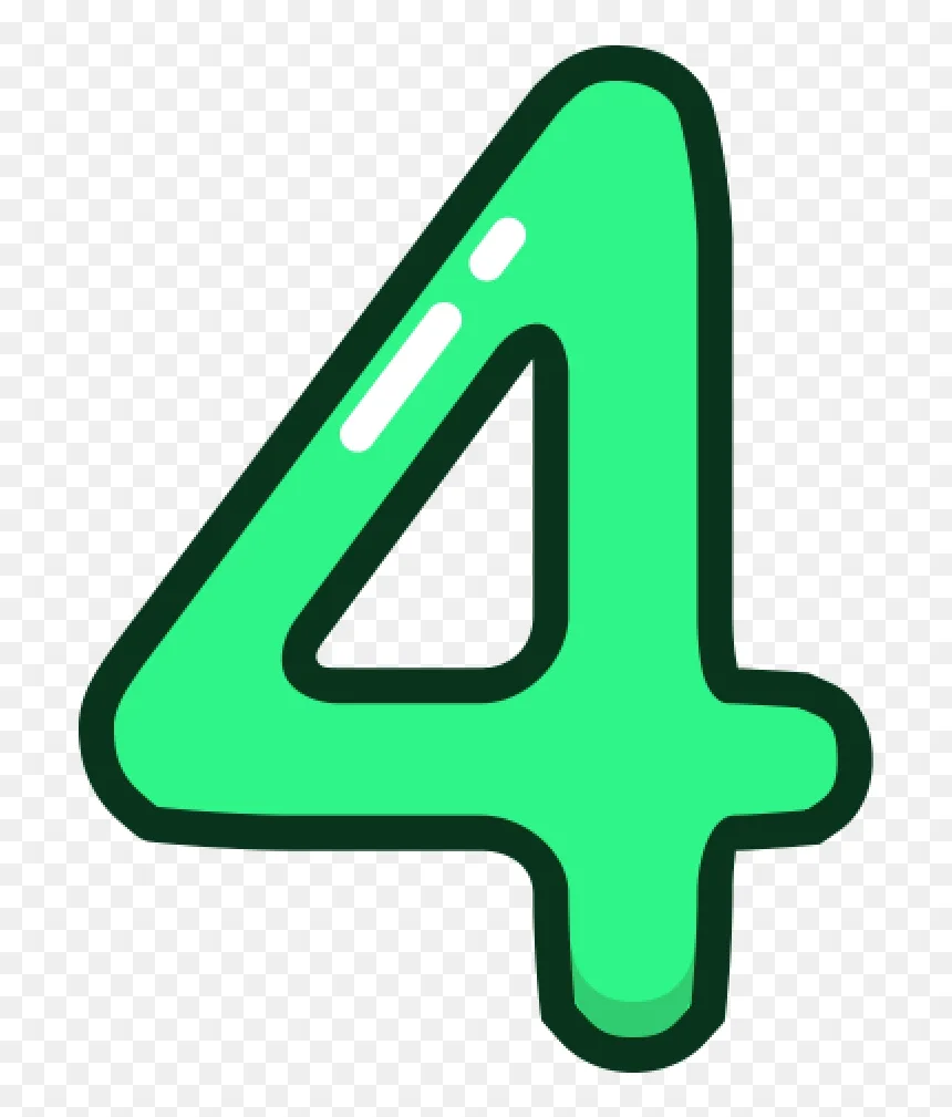 Number Four Clipart Clipart Source Number Four Png Download Full Riset