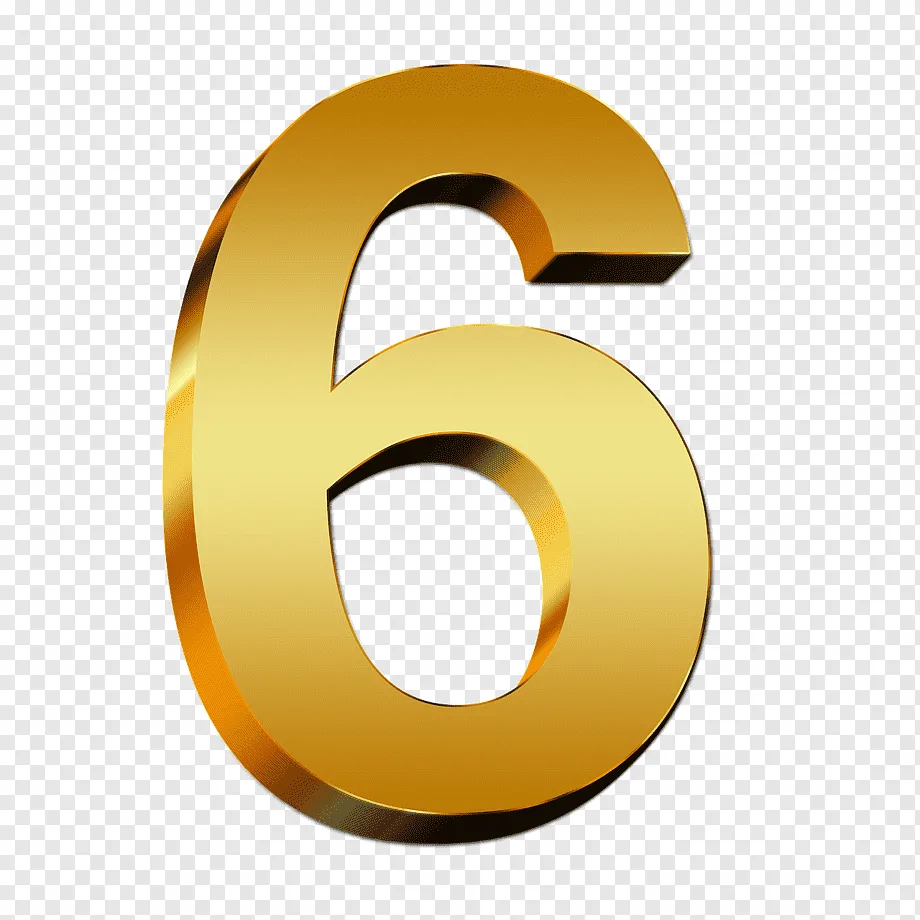 Number Number 6 Image File Formats Orange Number Png Pngwing