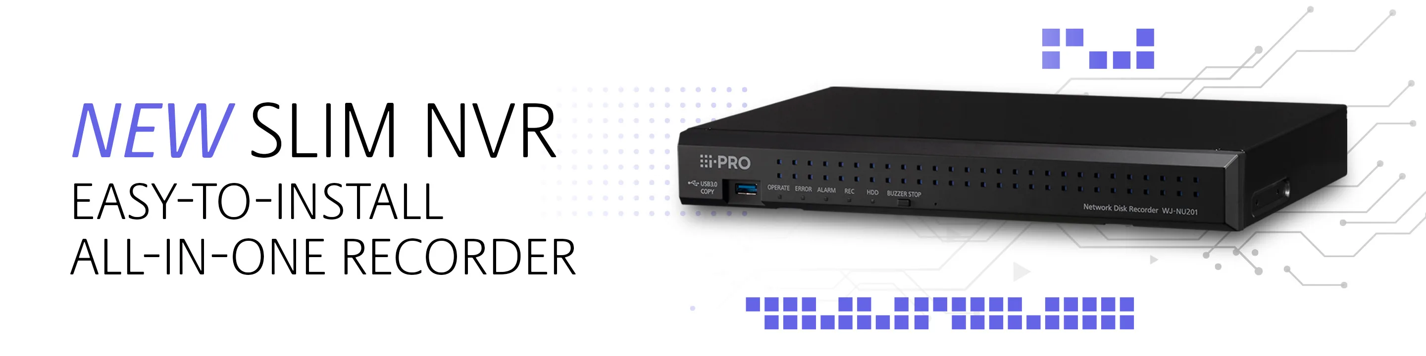 Nvr With Built In Poe Switch Remote Monitoring I Pro Products