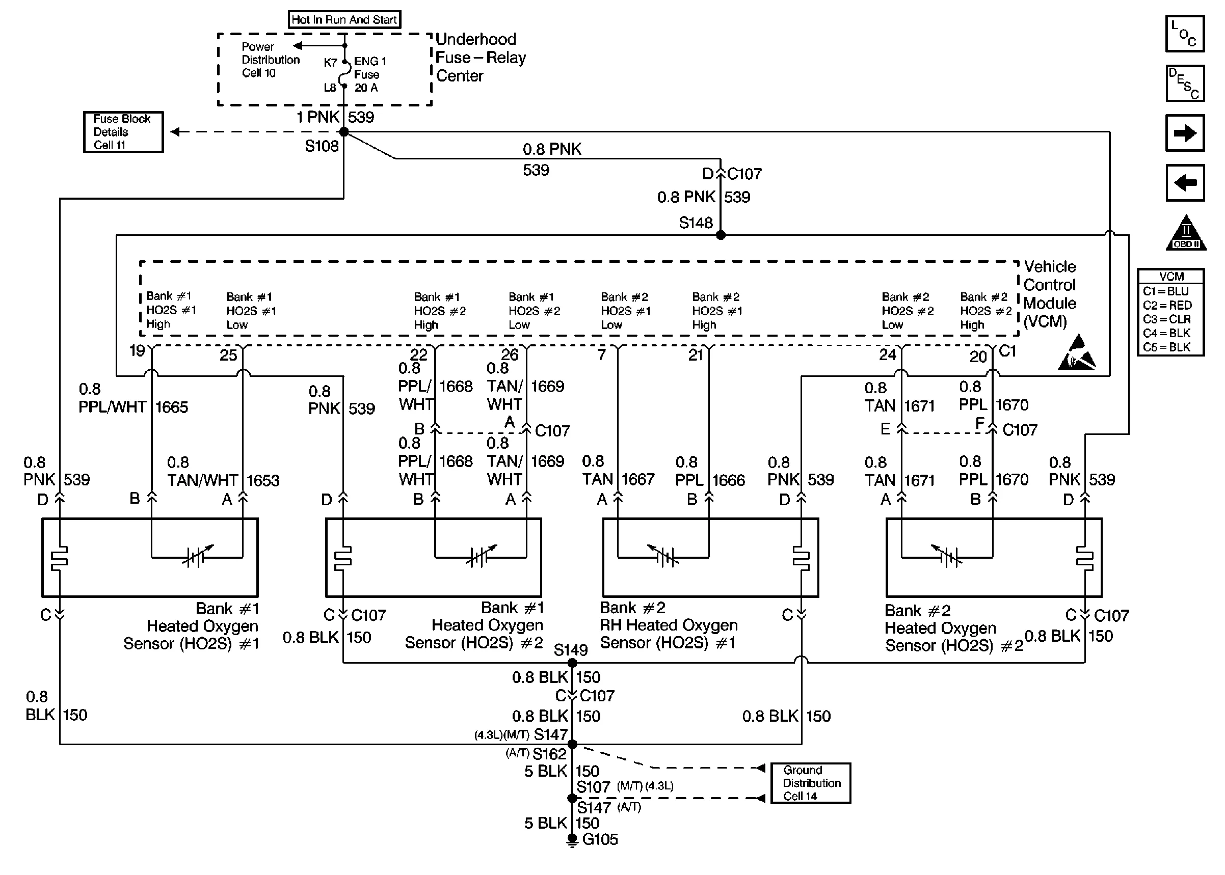 O2 Sensor Wiring Diagram Chevy Silverado
