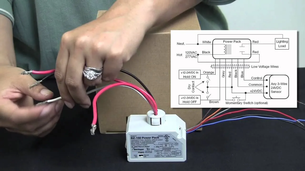 Occupancy Sensor Power Pack Wiring Diagram