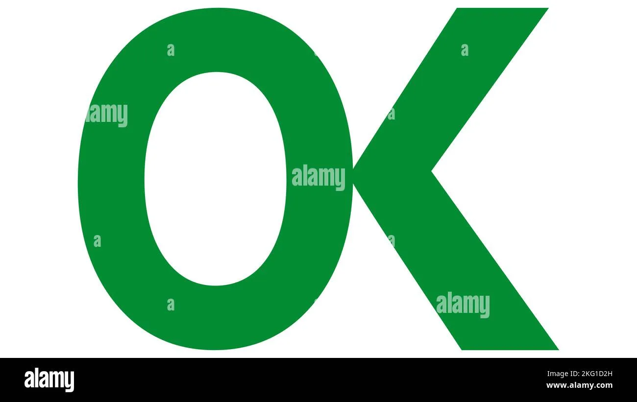 Ok Logo O K Icon Gesture Symbol Positive Okay Finger Stock Vector Image Art Alamy