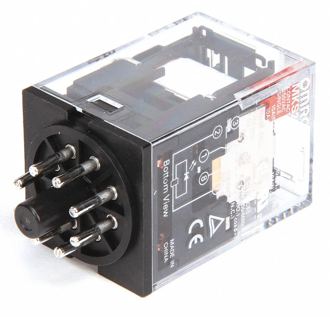 Omron General Purpose Relay 120V Ac Coil Volts 10A 240V Ac Contact Rating Relay 5Emf8