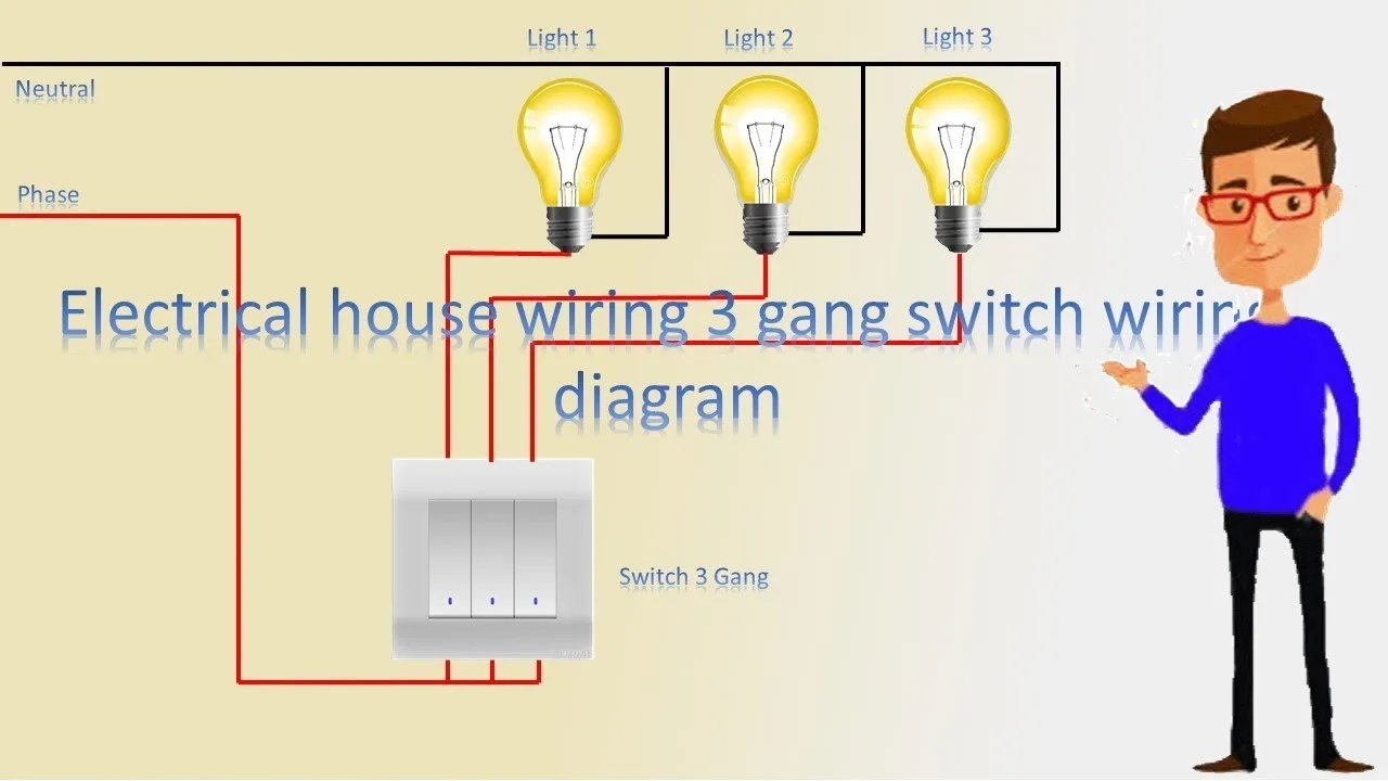 One Gang Two Way Switch Wiring Diagram