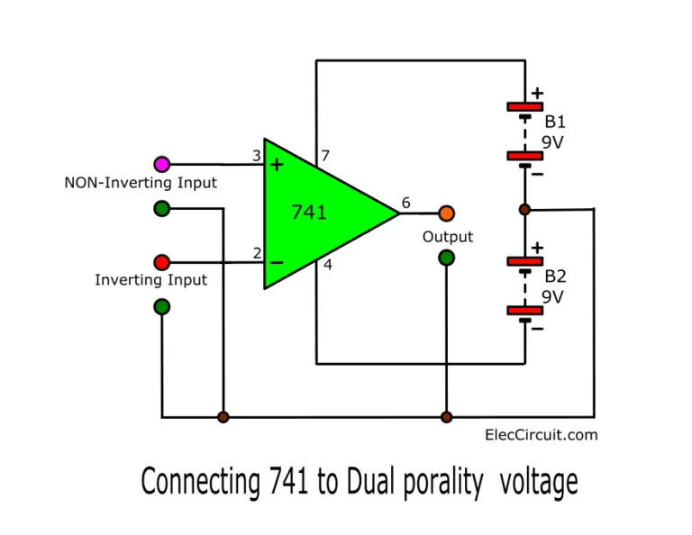 Op Amp Ic 741 Circuit Diagram