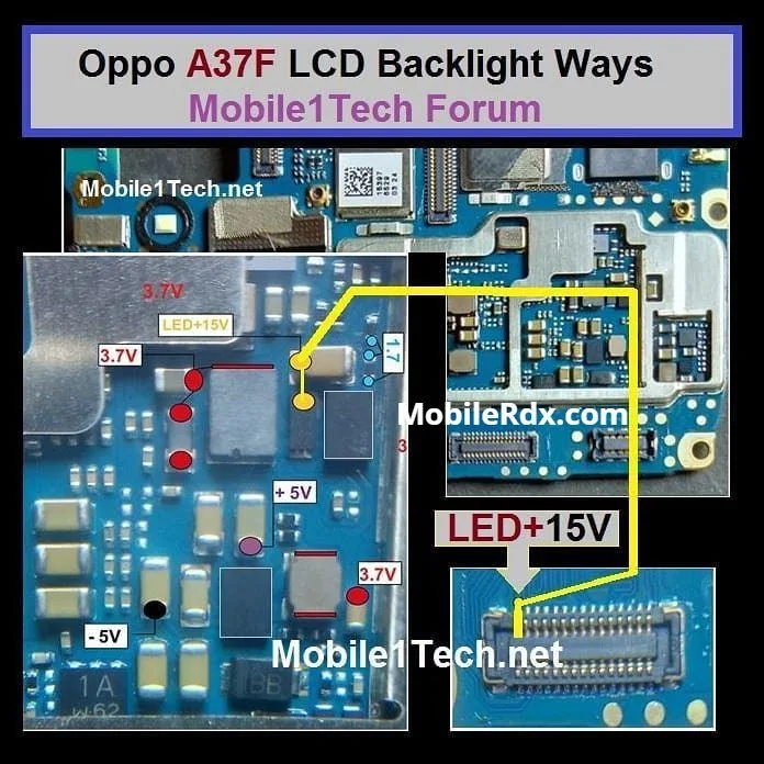 Oppo A37F Circuit Diagram