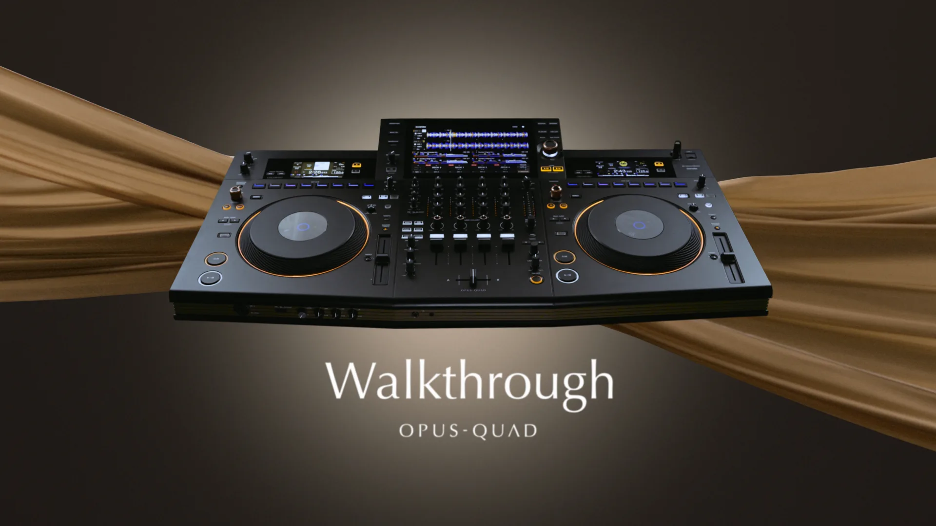 Opus Quad Professional All In One Dj System Black