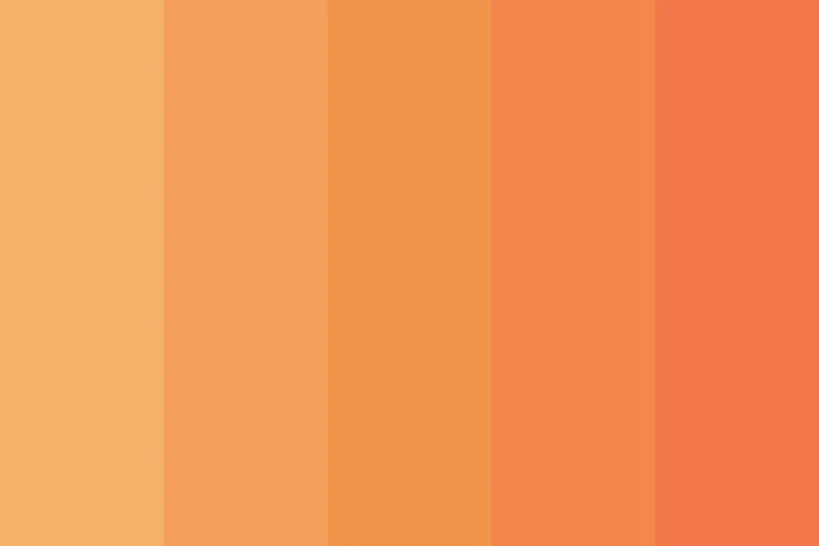 Orange Color Palettes Warm Colour Palette Color Combinations Color Schemes Ensley Color