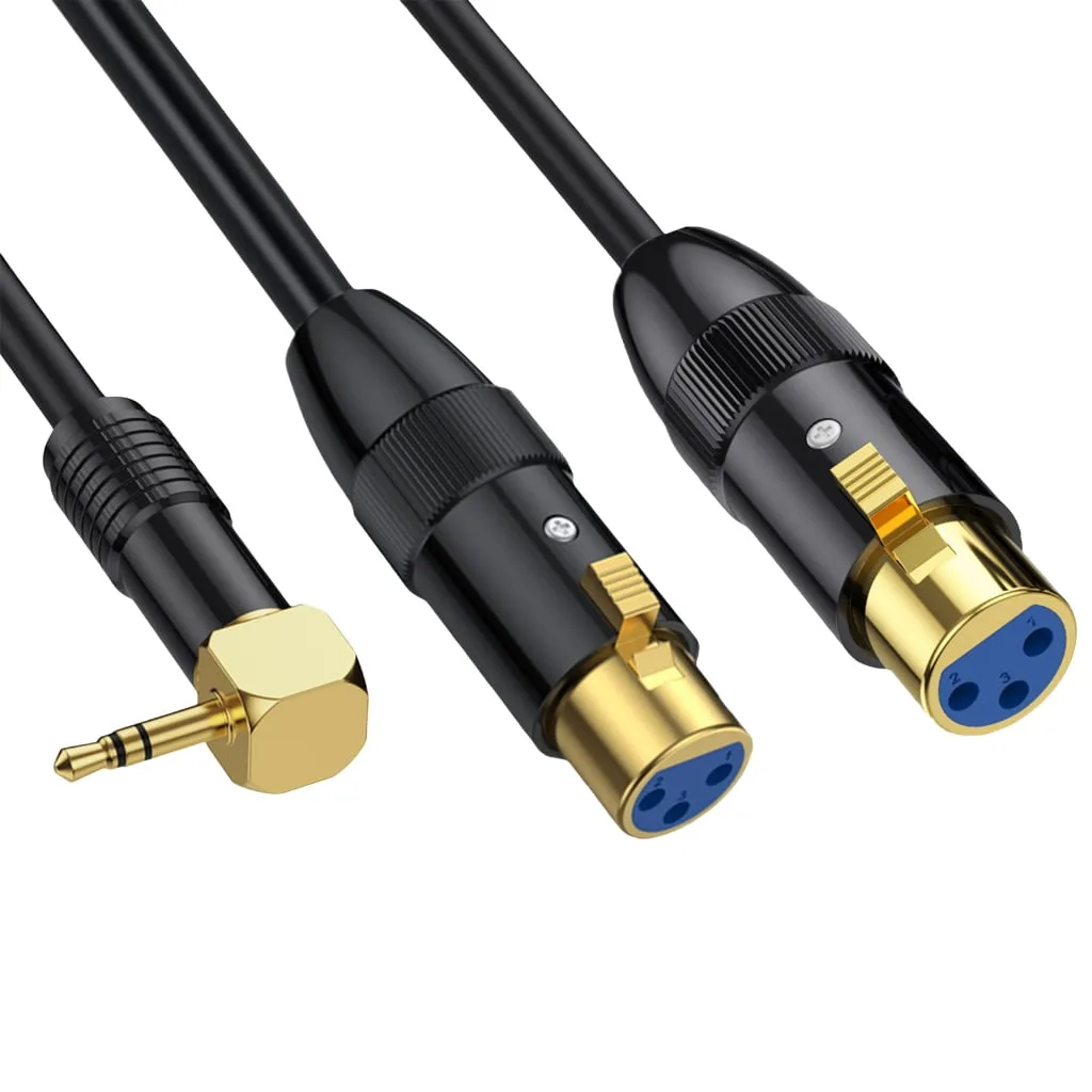 Osdhezcn Professional Unbalanced 3 5Mm Cable For Microphones And Cameras Male To Female Aux Cord