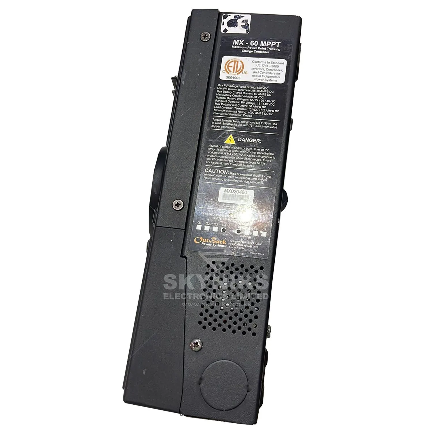 Outback Solar Controller Skyniks