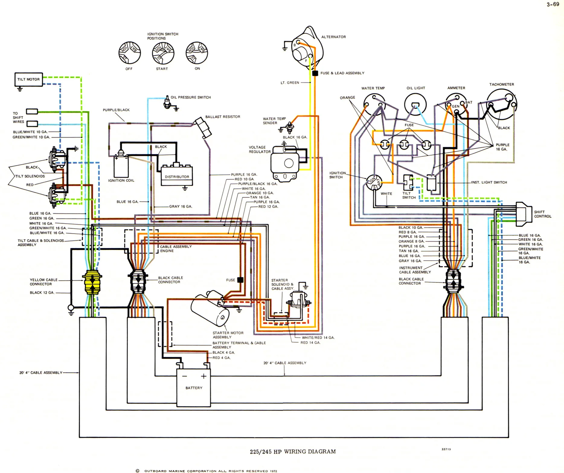 Outboard Tachometer Wiring Diagrams
