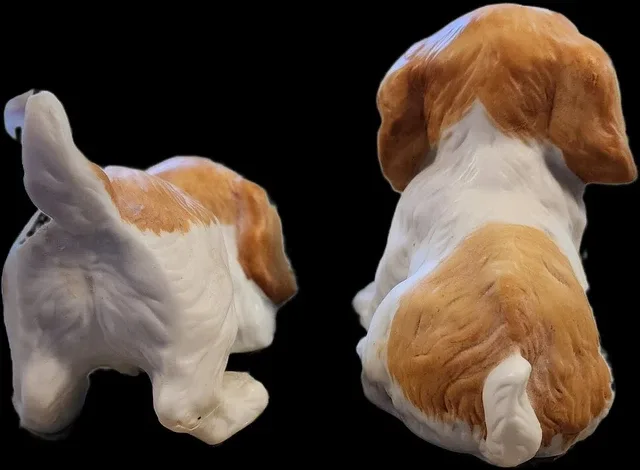 Paar Vintage Homco King Charles Caviler Spaniel Welpe Hunde Porzellan 1407 Eur 15 39 Picclick De