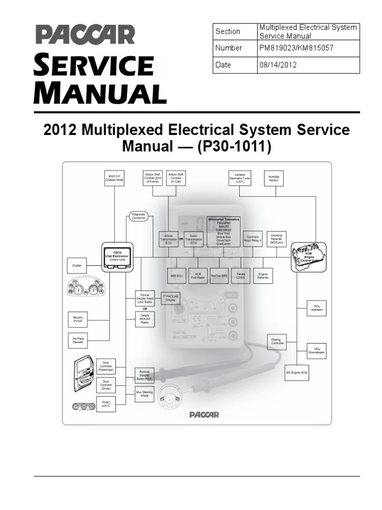 Paccar Mx13 Wiring Schematic My Wiring Diagram