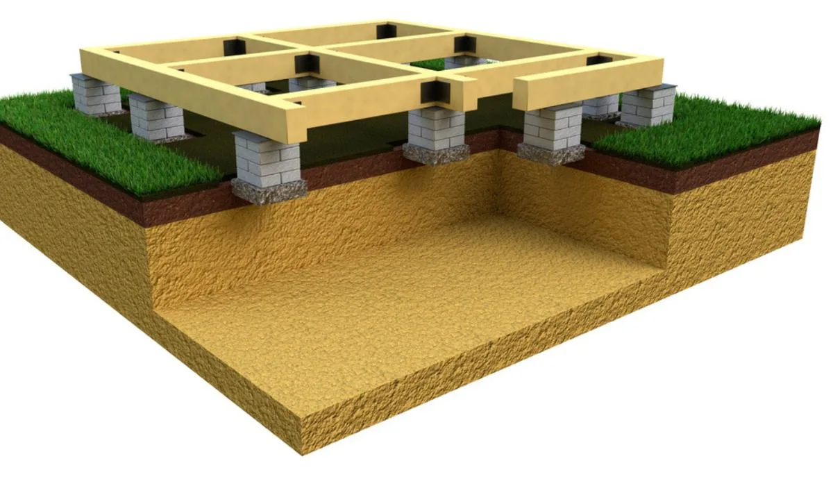 Pad Foundation Cross Section
