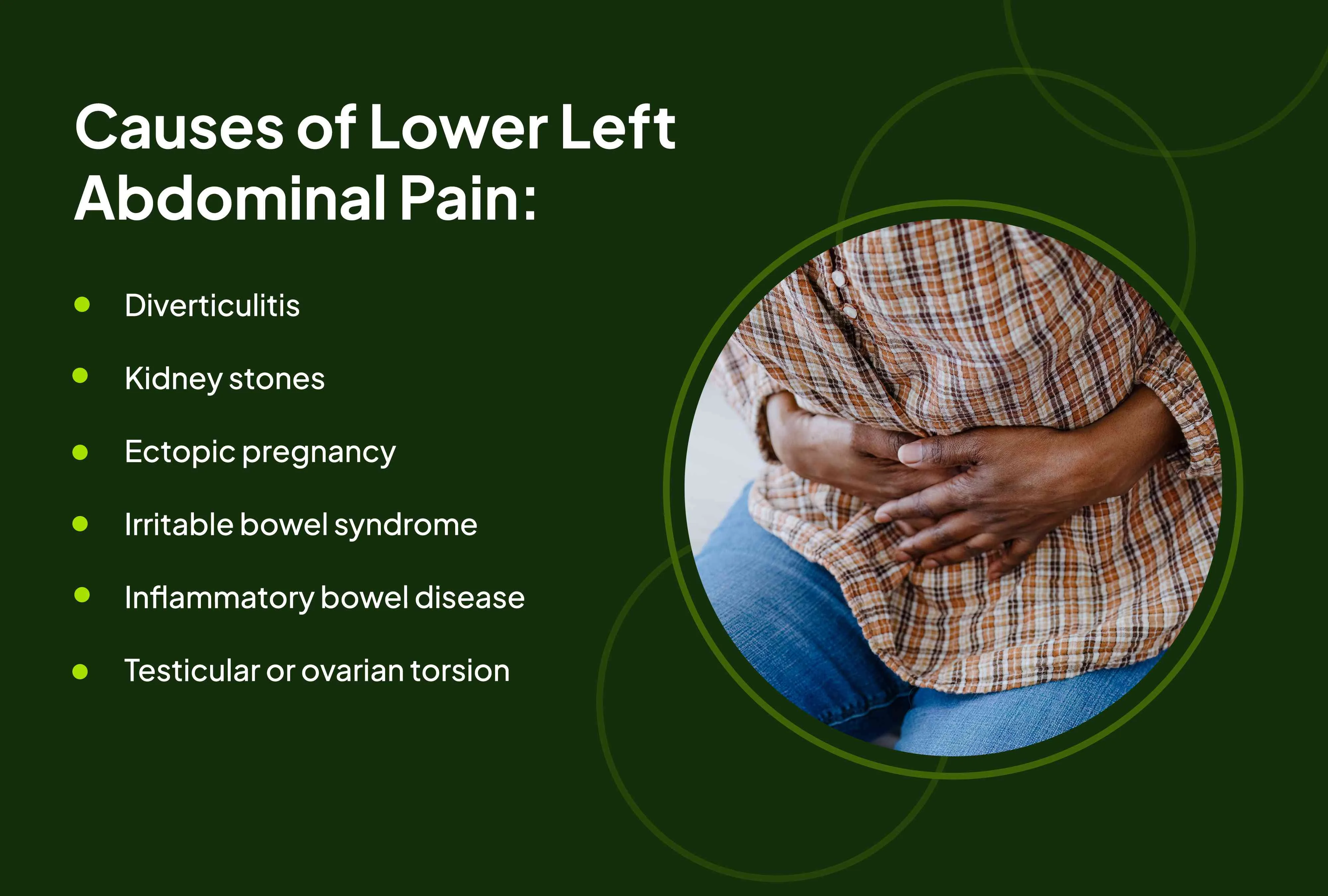 Pain In Lower Left Abdomen 10 Possible Causes