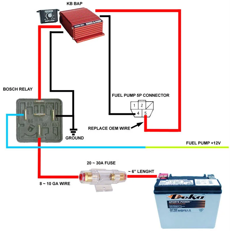 Painless Wiring 5 Pole Fuel Pump Relay Diagram Diagram Pai
