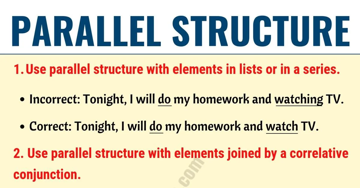 Parallelism Examples