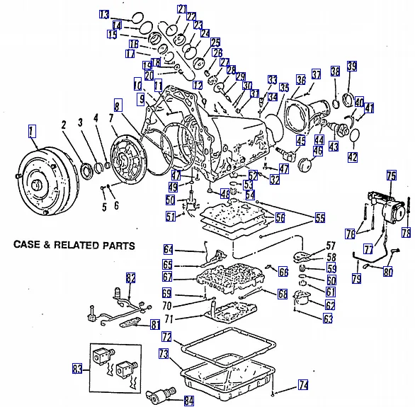 Parts For 700R4 Transmission